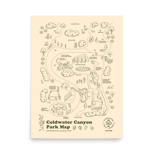 Coldwater Canyon Park Poster – TreePeople Store