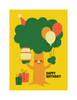 Tree Dedication Card - Happy Birthday