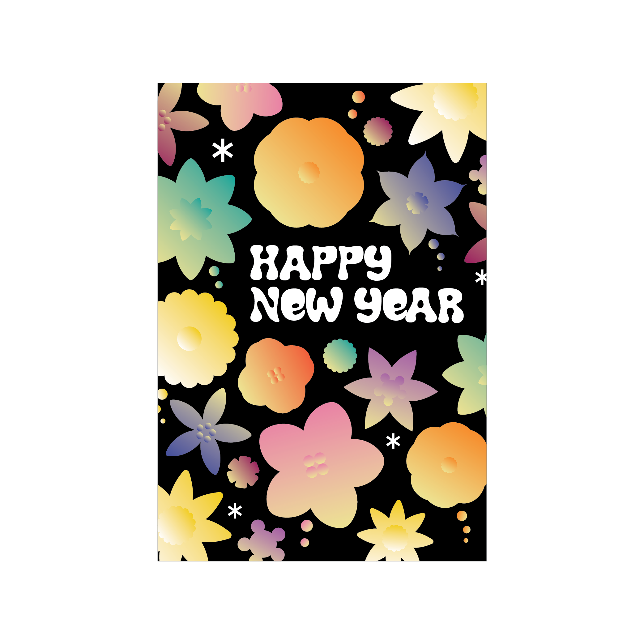 Holiday Tree Dedication Card - Happy New Year