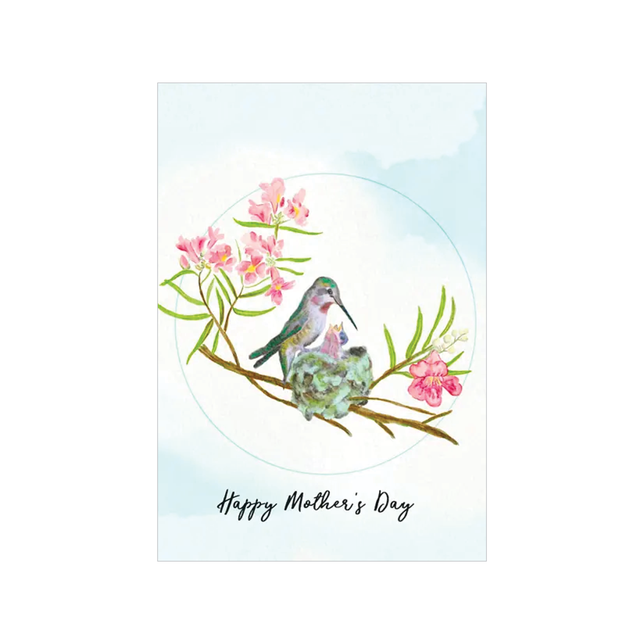 Mother's Day Tree Dedication Card - Hummingbird
