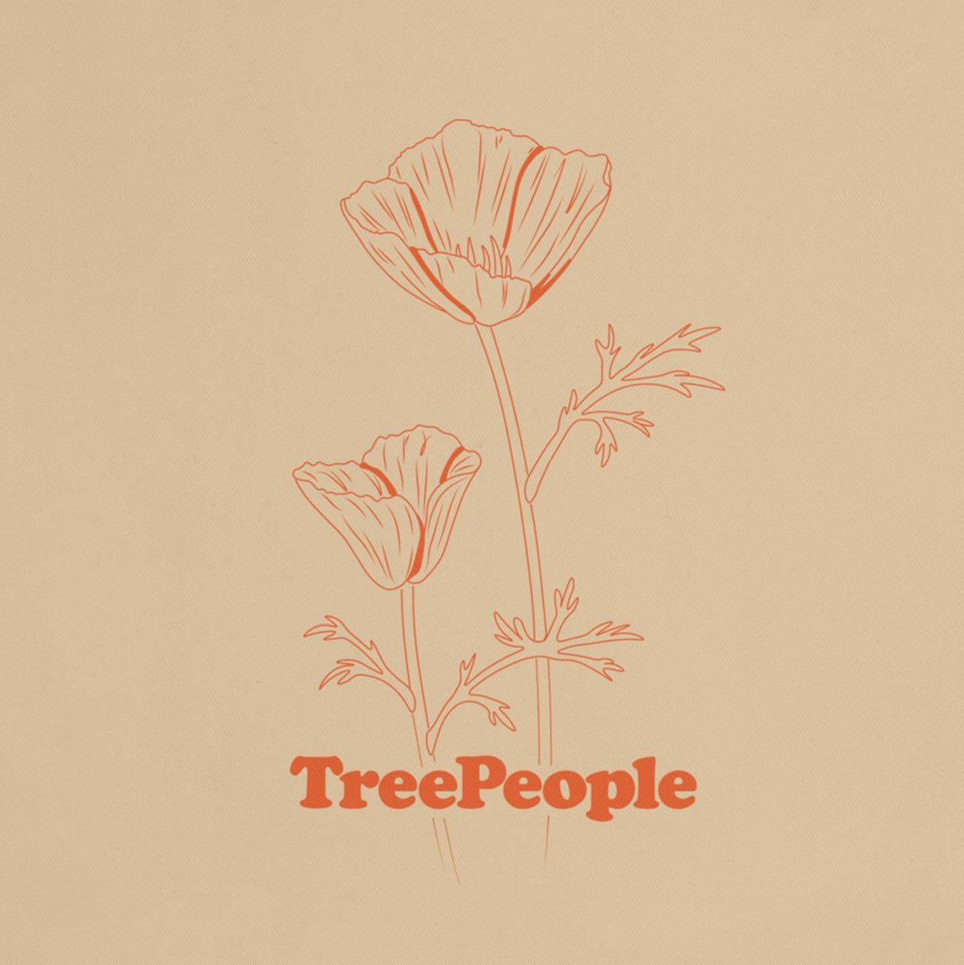 Orange Poppy Tote Bag