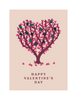 Valentine's Day Tree Dedication Card - Tree of Love