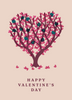 Valentine's Day Tree Dedication Card - Tree of Love