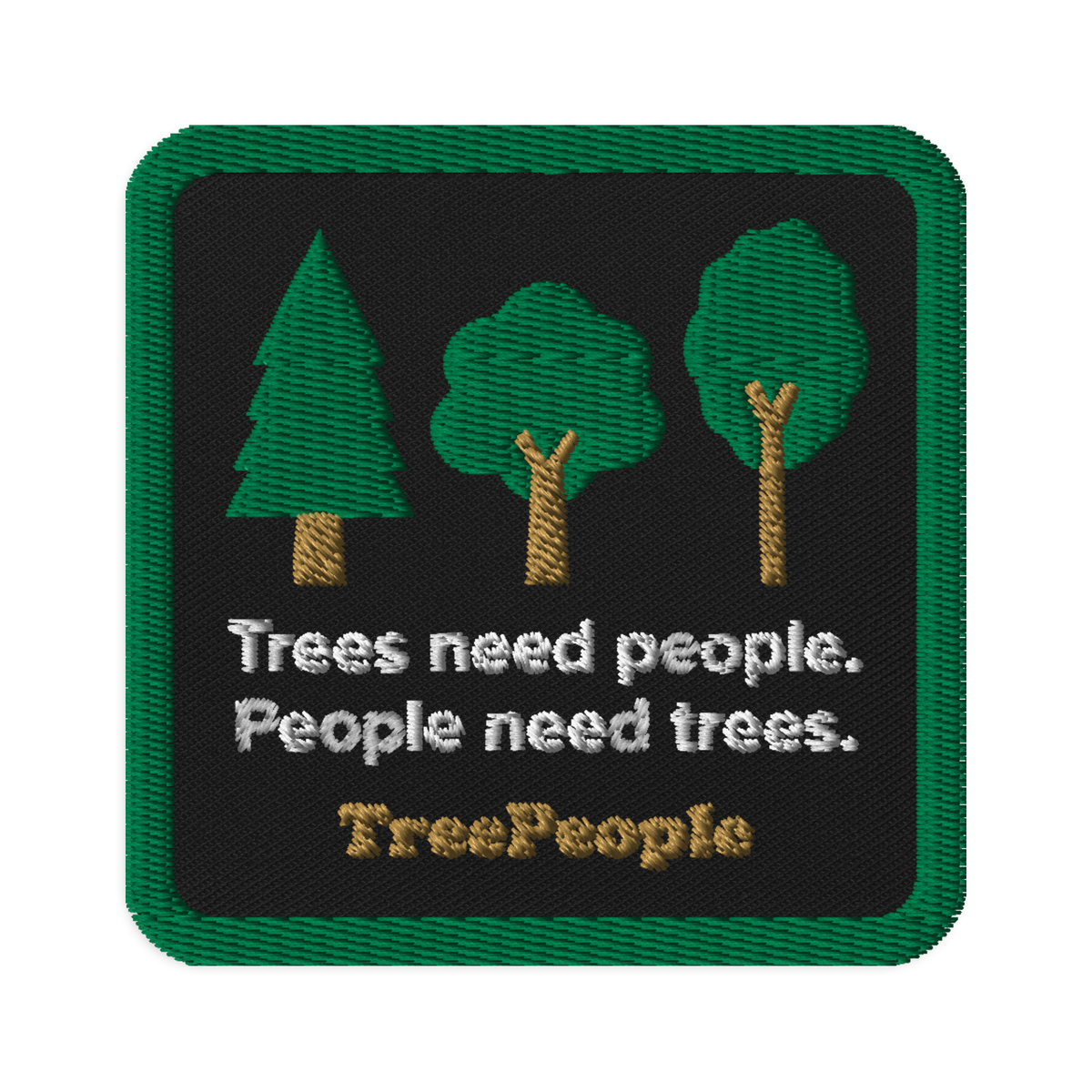 Treepeople Red TreePeople Embroidered Patches – TreePeople Store
