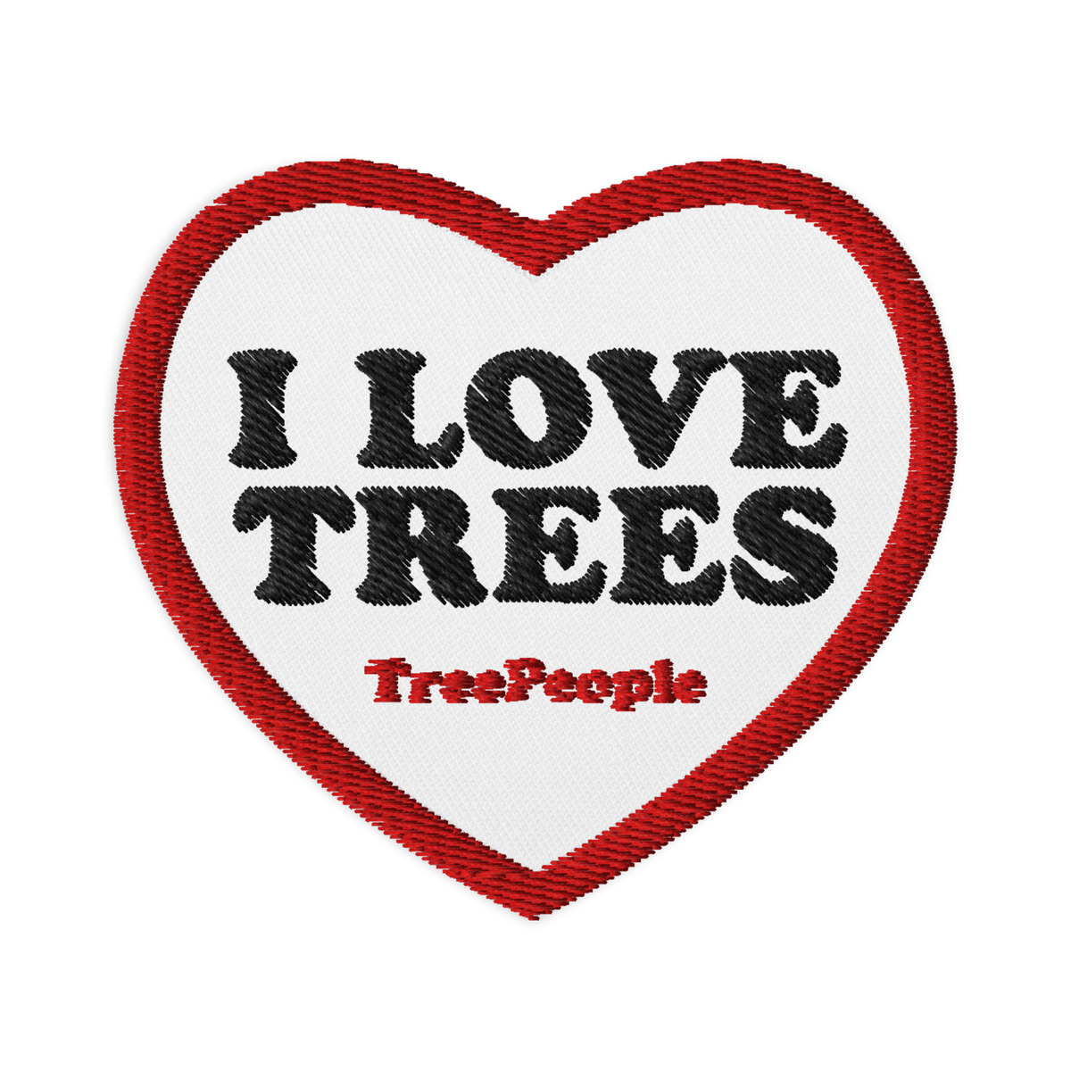 Treepeople Red TreePeople Embroidered Patches – TreePeople Store